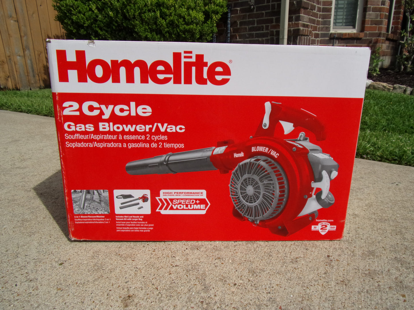 Homelite 150 MPH 26cc Gas Handheld Leaf Blower