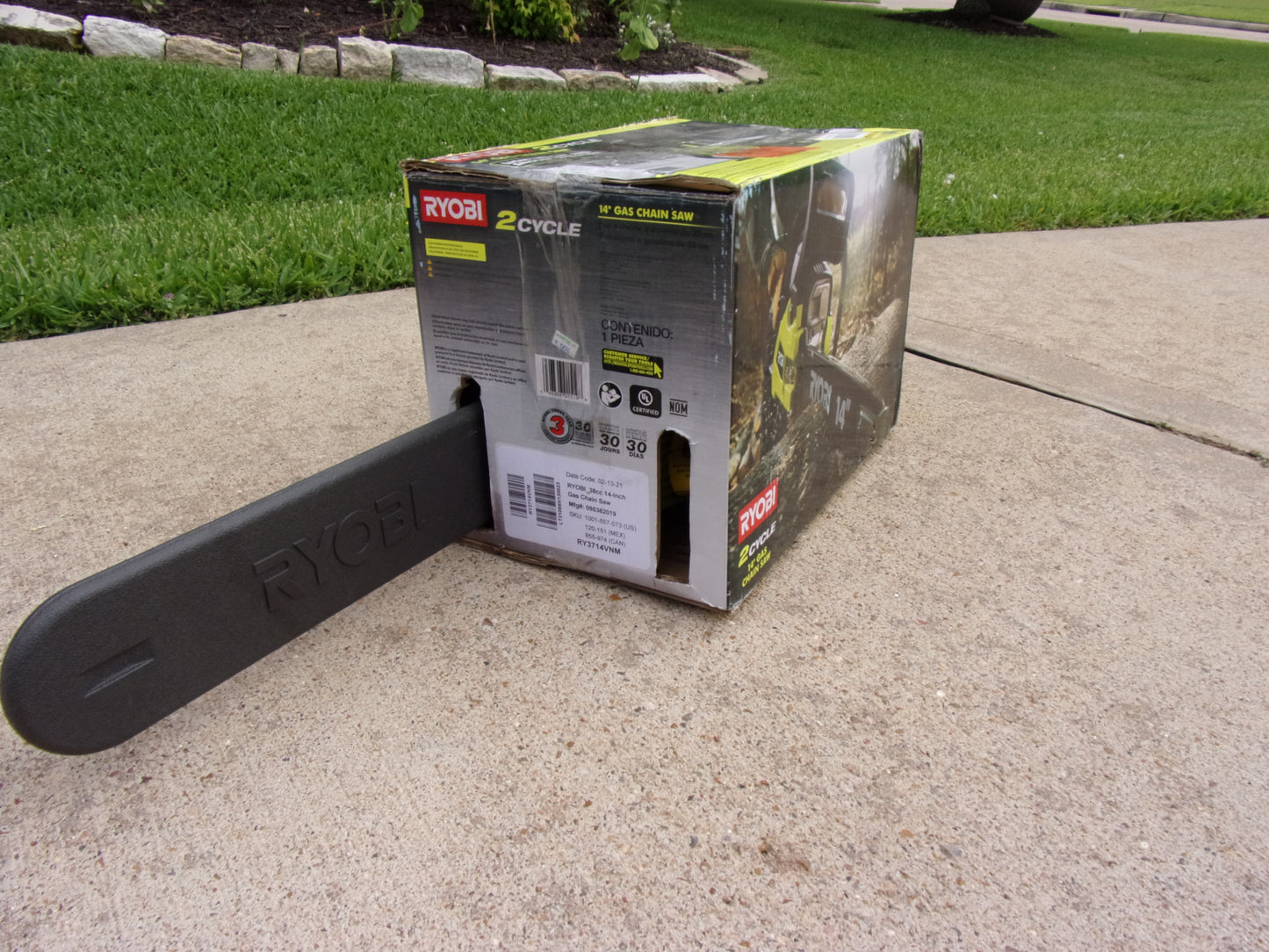 Ryobi 14 inch 2-Cycle Gas Chainsaw