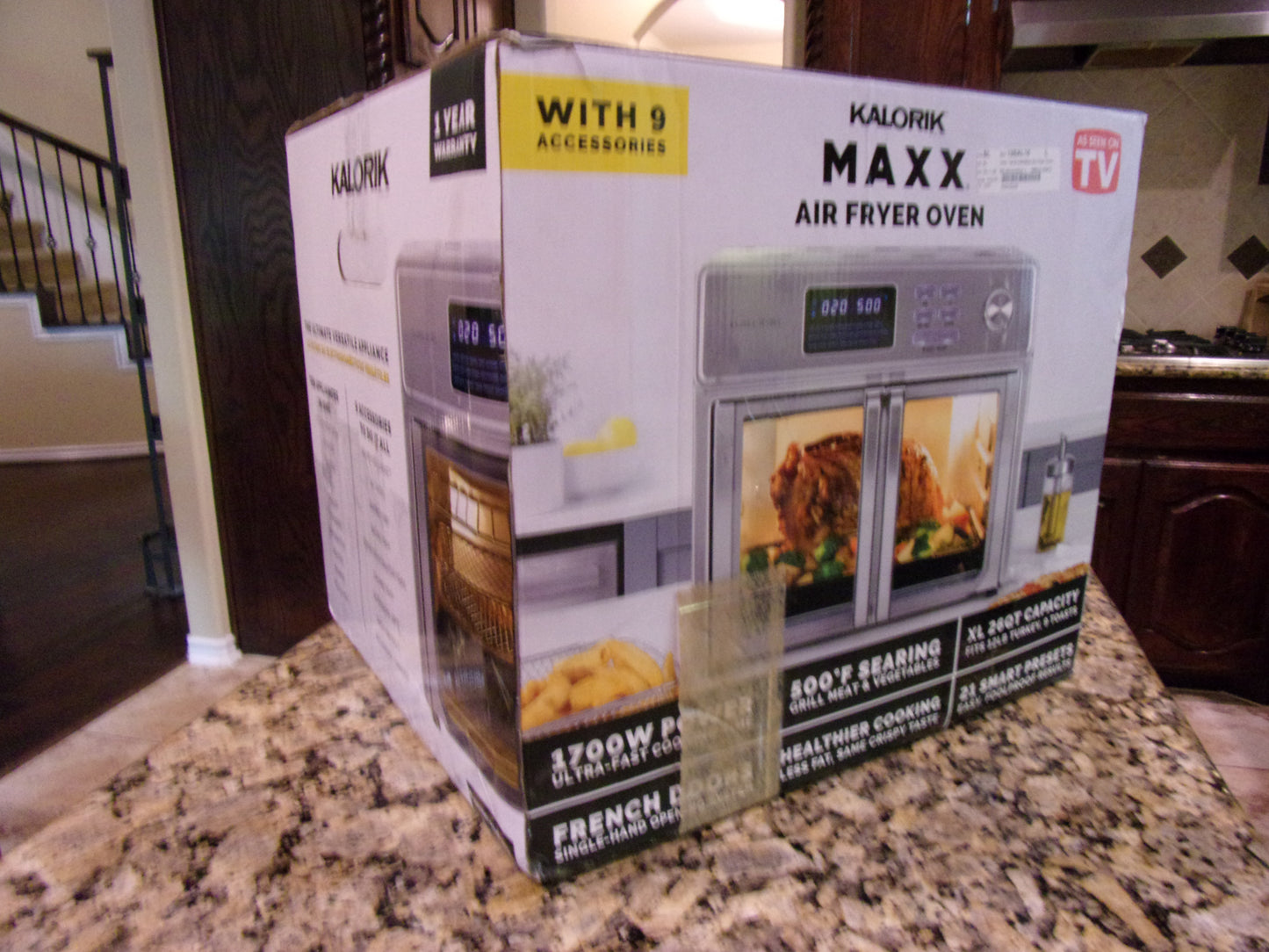 Kalorik MAXX 26-qt. Digital Air Fryer Toaster Oven As Seen on TV