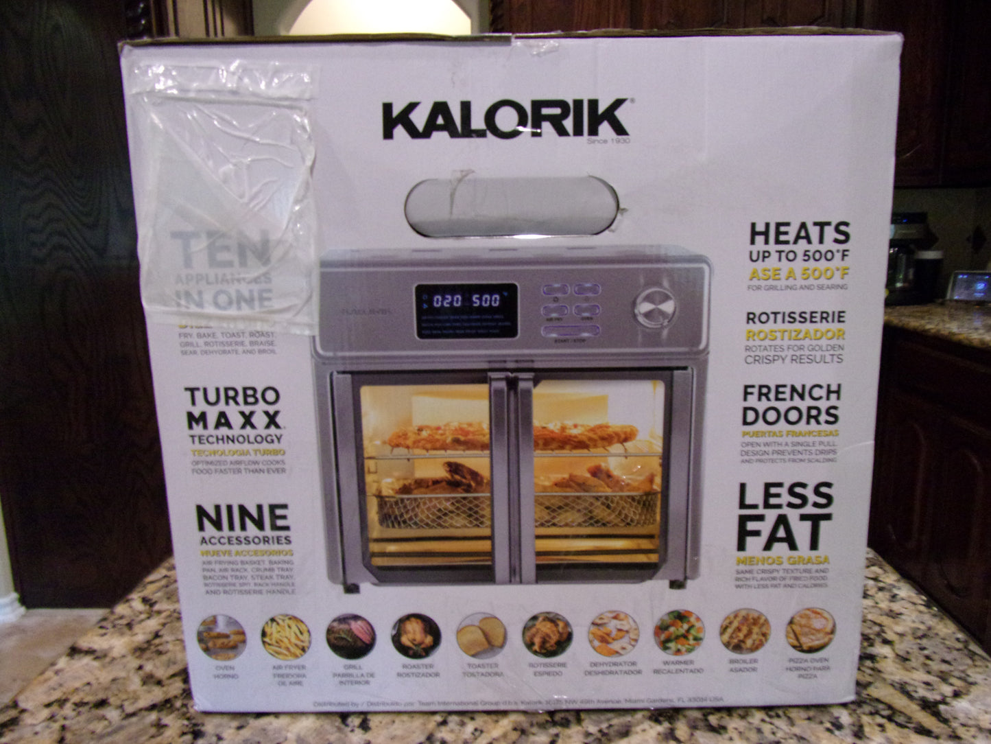 Kalorik MAXX 26-qt. Digital Air Fryer Toaster Oven As Seen on TV