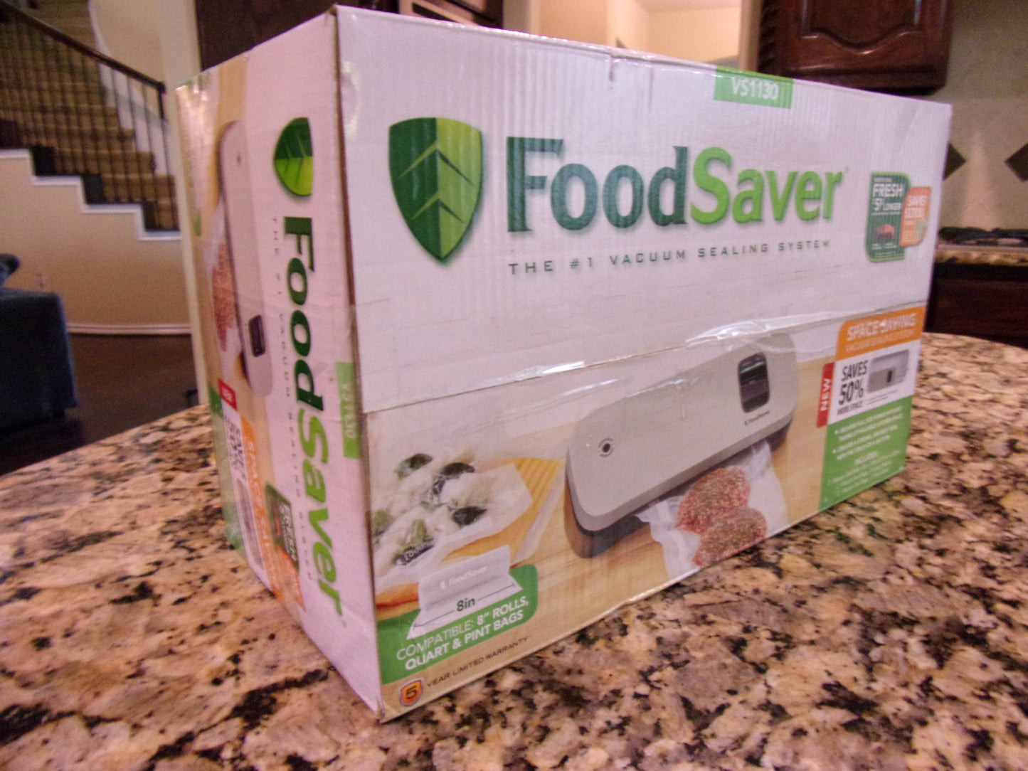 FoodSaver Space-Saving Food Vacuum Sealer