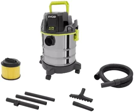 RYOBI ONE+ 18V Cordless 4.75 Gallon Wet/Dry Vacuum (Tool Only)