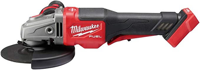 Milwaukee M18 FUEL 18V Lithium-Ion Brushless Cordless 4-1/2 in./6 in. Braking Grinder with Paddle Switch (Tool-Only)