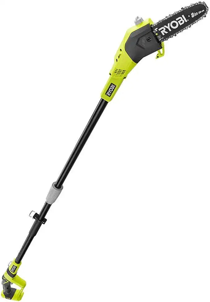 Ryobi ONE+ 8 in. 18-Volt Lithium-Ion Cordless Pole Saw - 1.3 Ah Battery and Charger Included