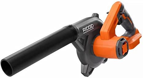 RIDGID 18V Lithium-Ion Cordless Compact Jobsite Blower with Inflator/Deflator Nozzle