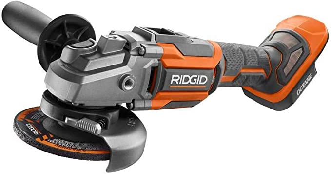 RIDGID 18V OCTANE Brushless Cordless 4-1/2 in. Angle Grinder (Tool Only)