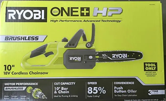 ONE+ HP 18V Brushless 10 in. Cordless Battery Chainsaw (Tool Only)