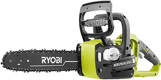 RYOBI P548BTL ONE+ 12 in. 18-Volt Brushless Lithium-Ion Electric Cordless Battery Chainsaw (Tool-Only)