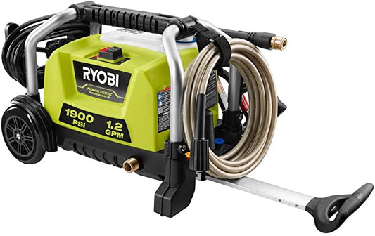 RYOBI 1900 PSI 1.2 GPM Cold Water Wheeled Electric Pressure Washer