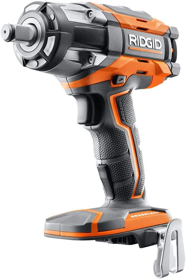 RIDGID 18V OCTANE Brushless Cordless 1/2 in. Impact Wrench (Tool Only) with Belt Clip