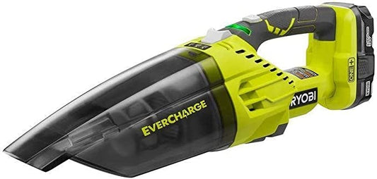 Ryobi ONE+ 18V Lithium-Ion Cordless EVERCHARGE Hand Vacuum Kit with 1.3 Ah Compact Battery and Wall Adaptor/Charger