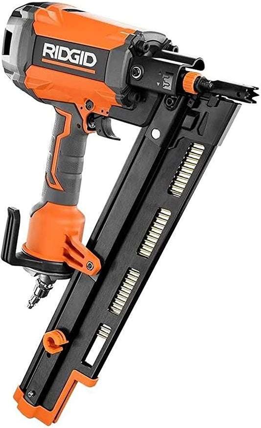 RIDGID Pneumatic 21-Degree 3-1/2 in. Round Head Framing Nailer