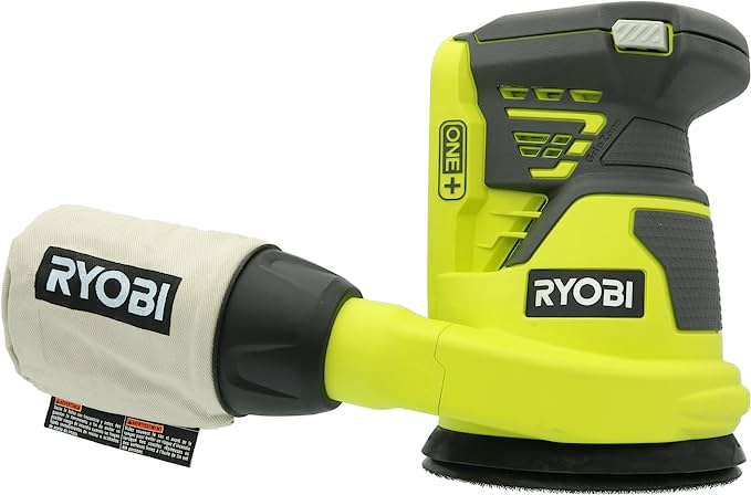 Ryobi ONE+ 18V Cordless 5 in. Random Orbit Sander with 2.0 Ah Lithium-Ion HIGH PERFORMANCE Battery