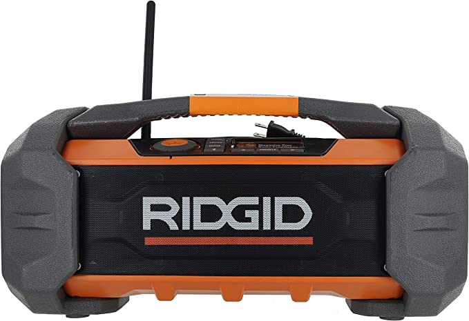 RIDGID 18V Hybrid Jobsite Radio with Bluetooth Wireless Technology (Tool Only)