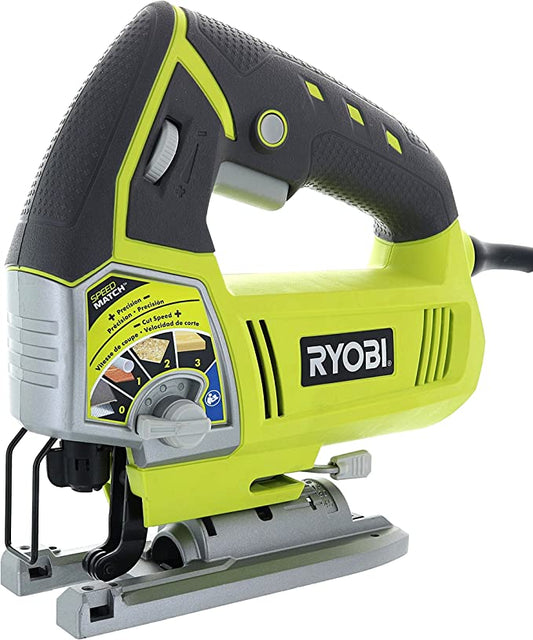 Ryobi 4.8 Amp Corded Variable Speed Orbital Jig Saw with All Purpose Jig Saw Blade Set