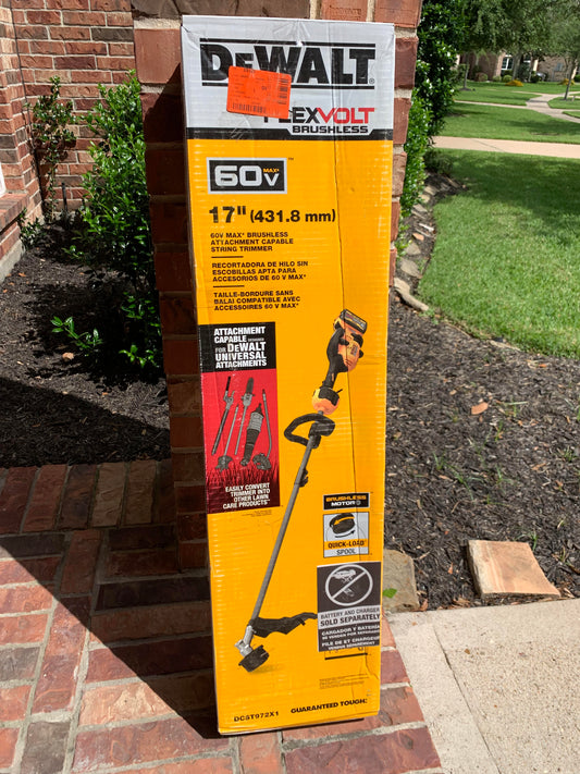 DeWalt 17" 60V Brushless Attachment Weed Eater/String trimmer (Tool Only)