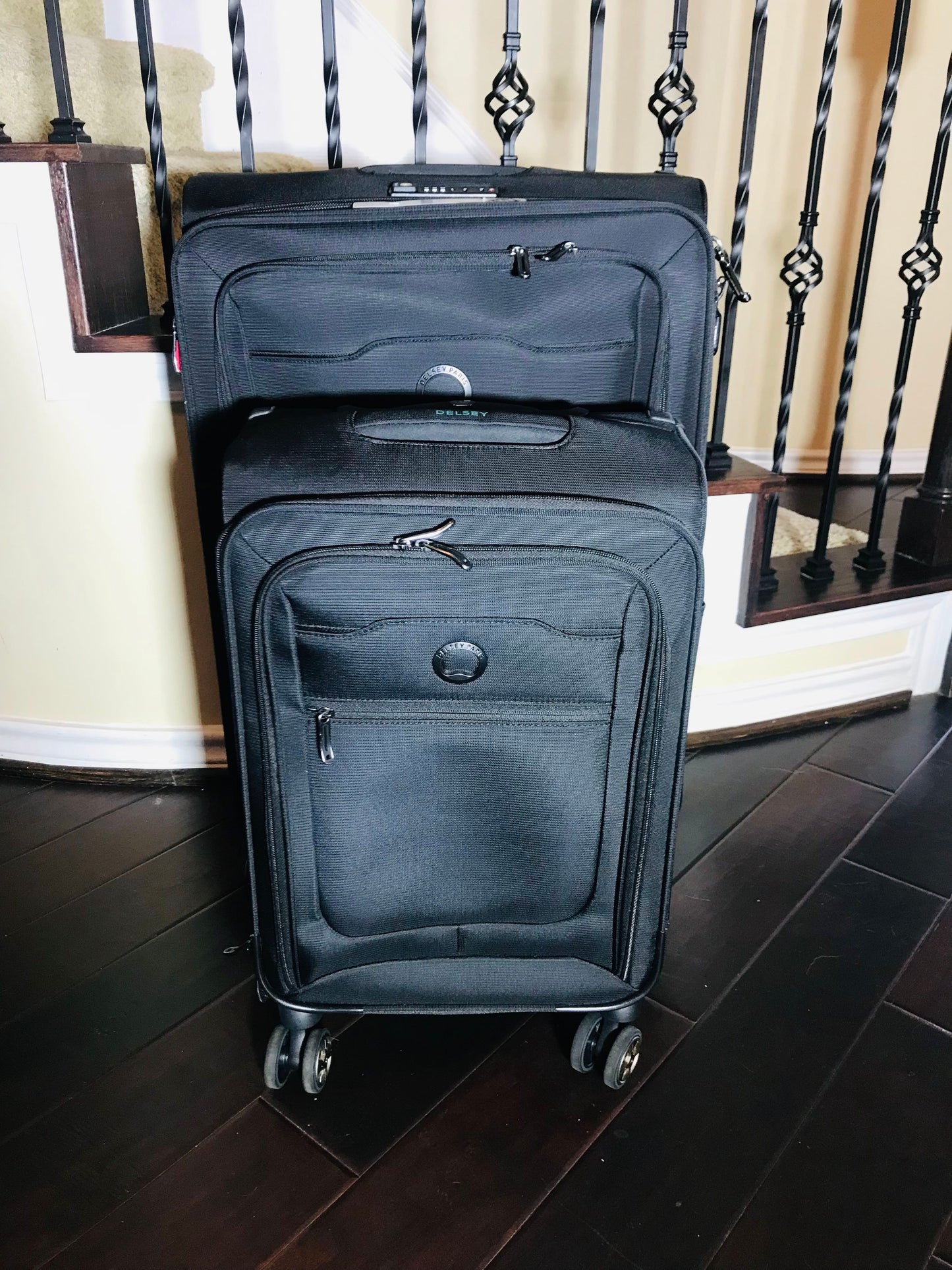 Delsey 2 pc luggage set