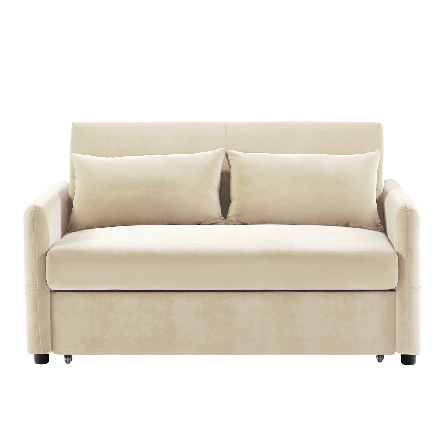 Leisure Loveseat Sofa for Living Room with 2 pillows