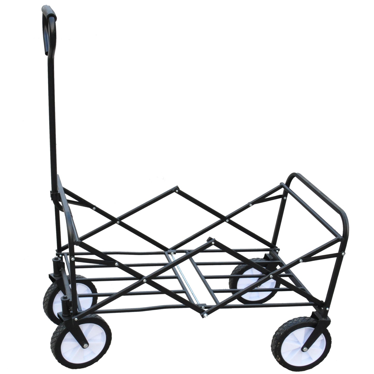 Outdoor  Folding Wagon Garden ;  Large Capacity Folding Wagon Garden Shopping Beach Cart ; Heavy Duty Foldable Cart;  for Outdoor Activities;  Beaches;  Parks;  Camping