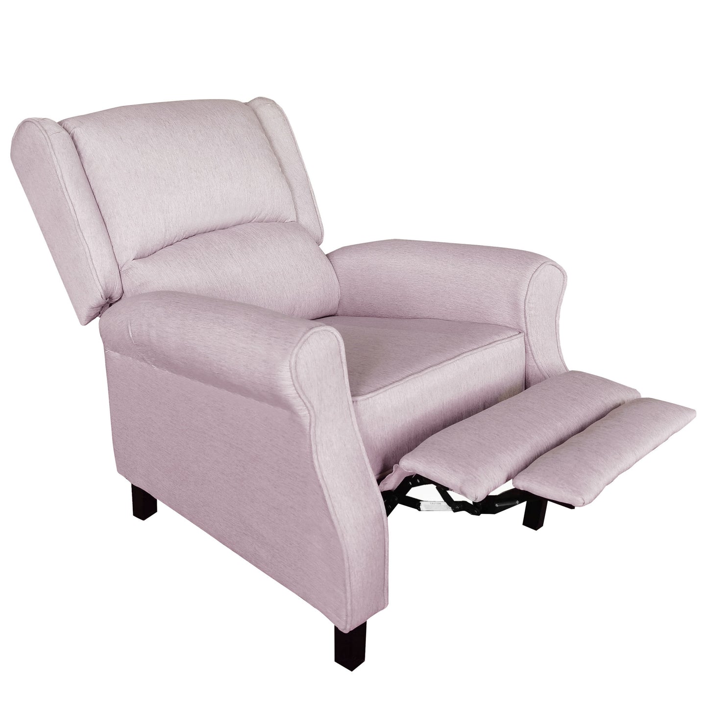 Classic Fabric Push back Recliner, Single Sofa Manual Recliner, with Padded Seat, Backrest, for Living Room, Bedroom