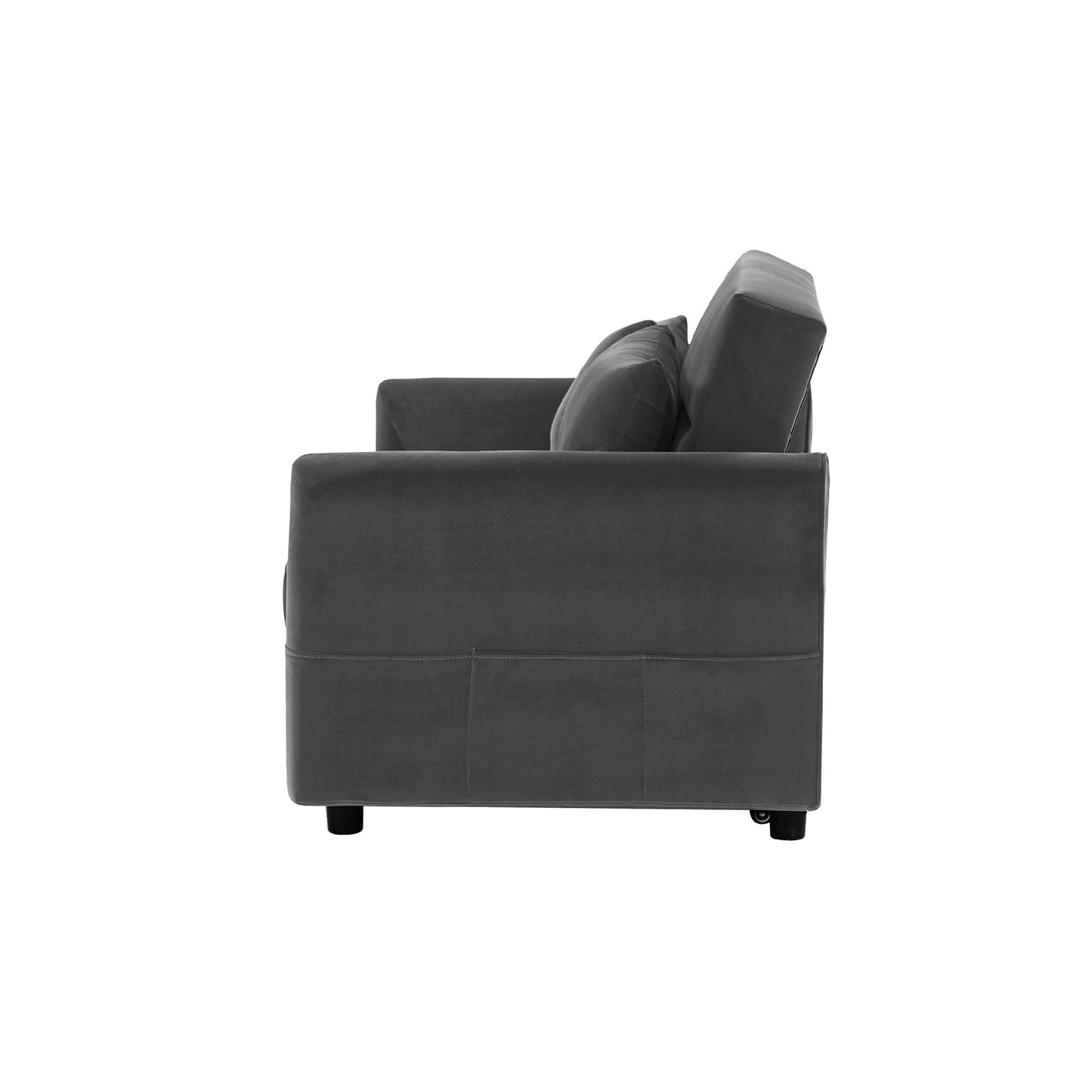 Leisure Loveseat Sofa for Living Room with 2 pillows