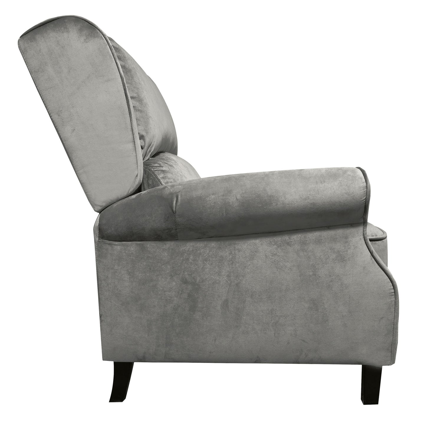 Classic Fabric Push back Recliner, Single Sofa Manual Recliner, with Padded Seat, Backrest, for Living Room, Bedroom