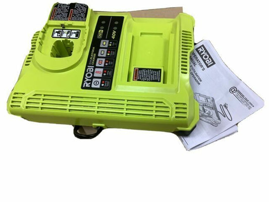 Ryobi ONE+ Lithium-Ion Dual Platform Charger for ONE+ 18V and 40-Volt Batteries